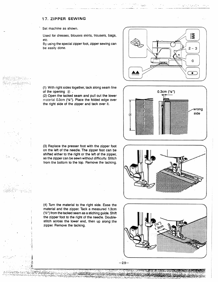 SINGER W1810 User Manual | Page 34 / 47