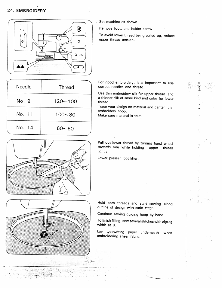 Embroidery | SINGER W1810 User Manual | Page 41 / 47