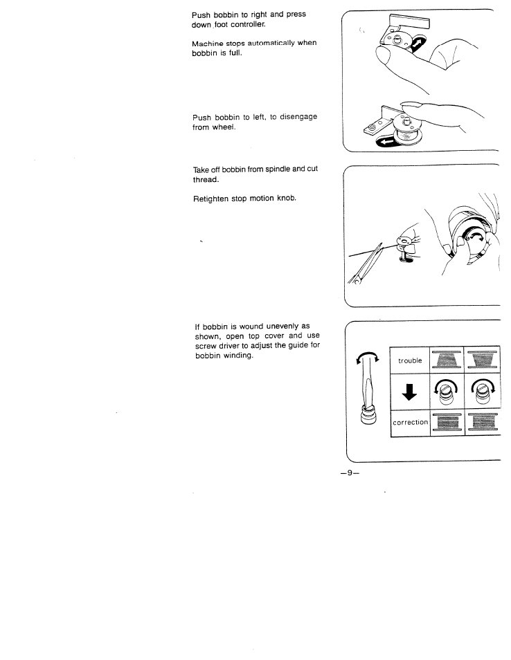 SINGER W1523 User Manual | Page 11 / 30