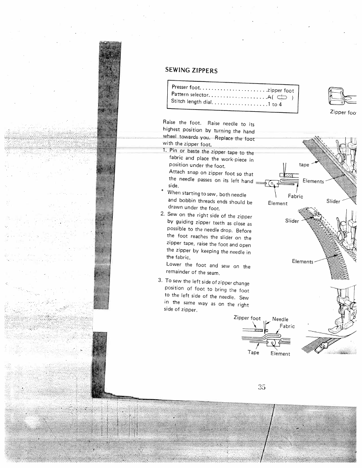T:r 1 | SINGER W1550 User Manual | Page 39 / 47