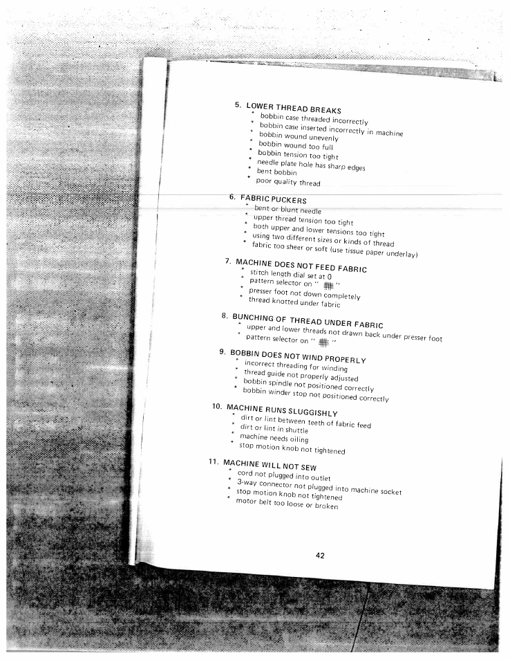 SINGER W1550 User Manual | Page 46 / 47