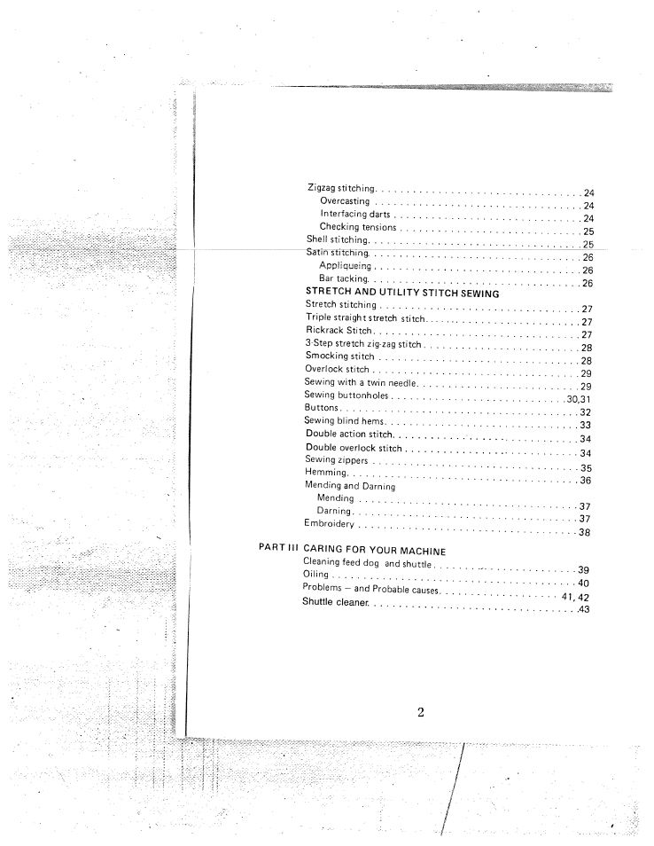 SINGER W1550 User Manual | Page 6 / 47