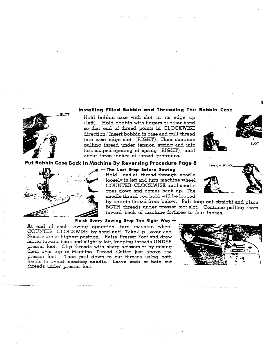 SINGER W1563 User Manual | Page 11 / 26