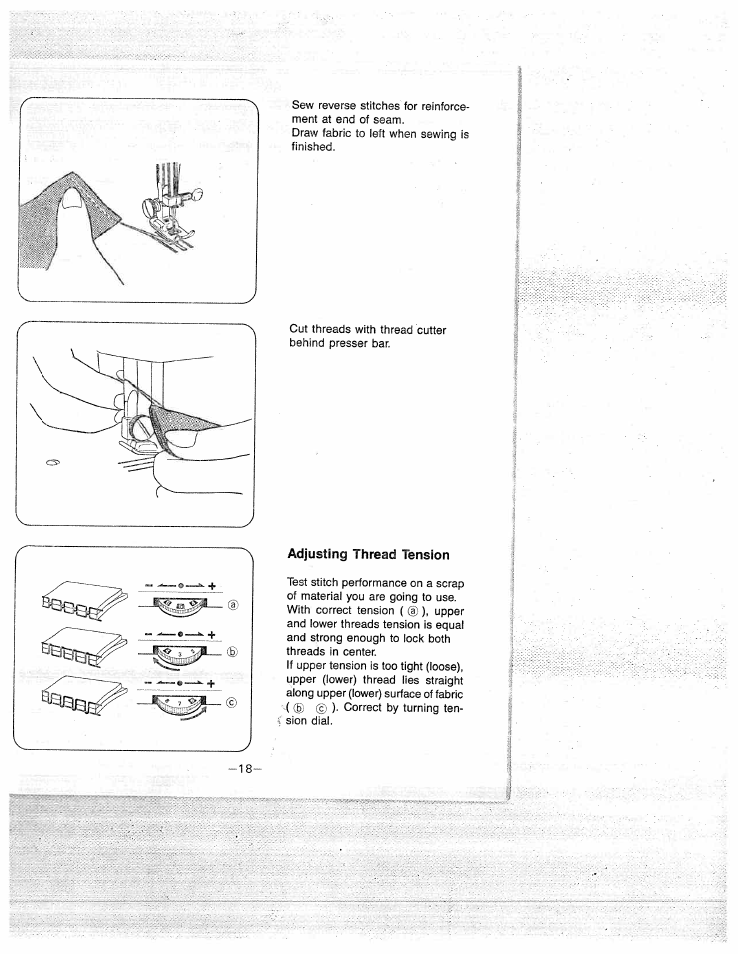 Adjusting thread tension | SINGER W1577 User Manual | Page 21 / 37