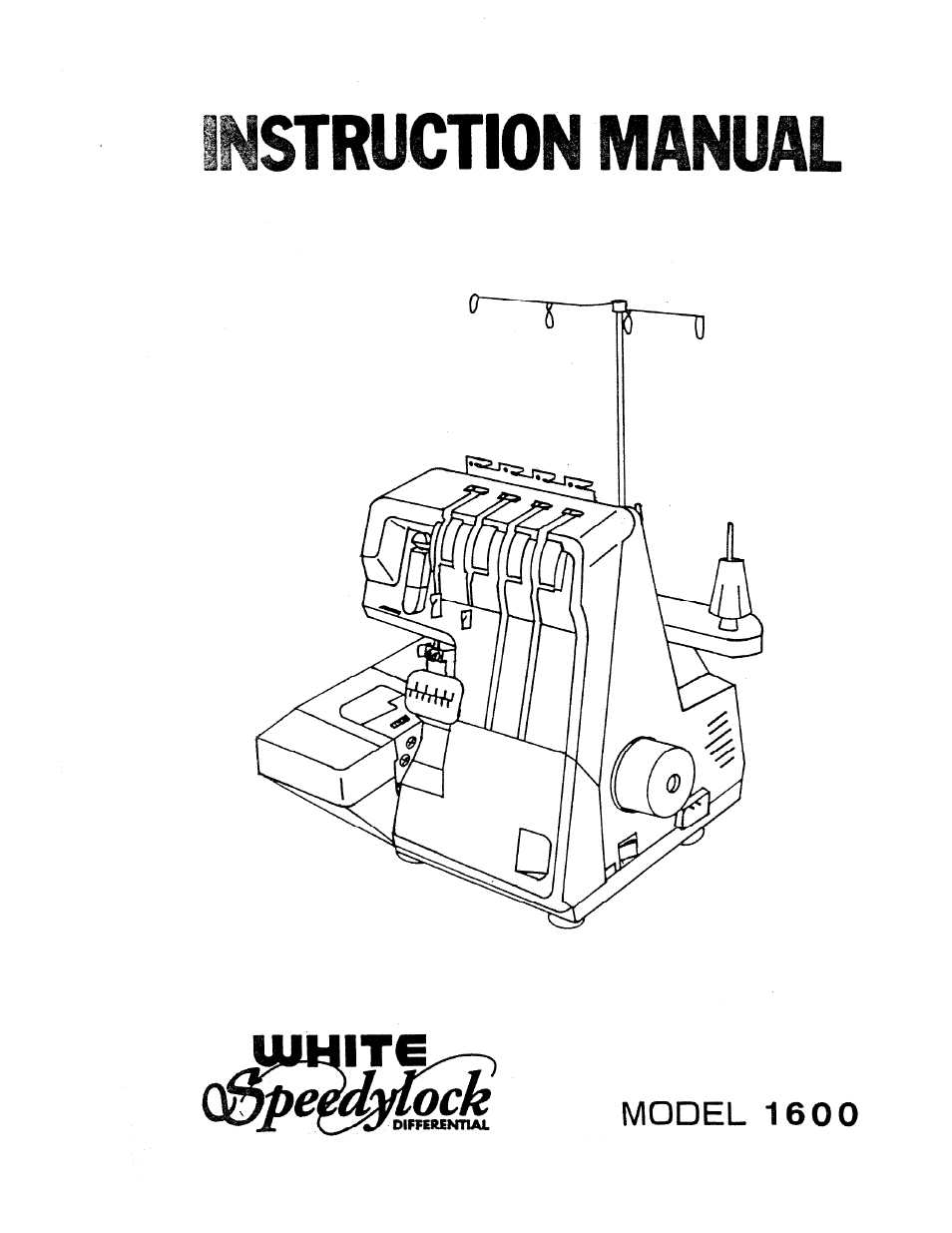 SINGER W1600 User Manual | 28 pages