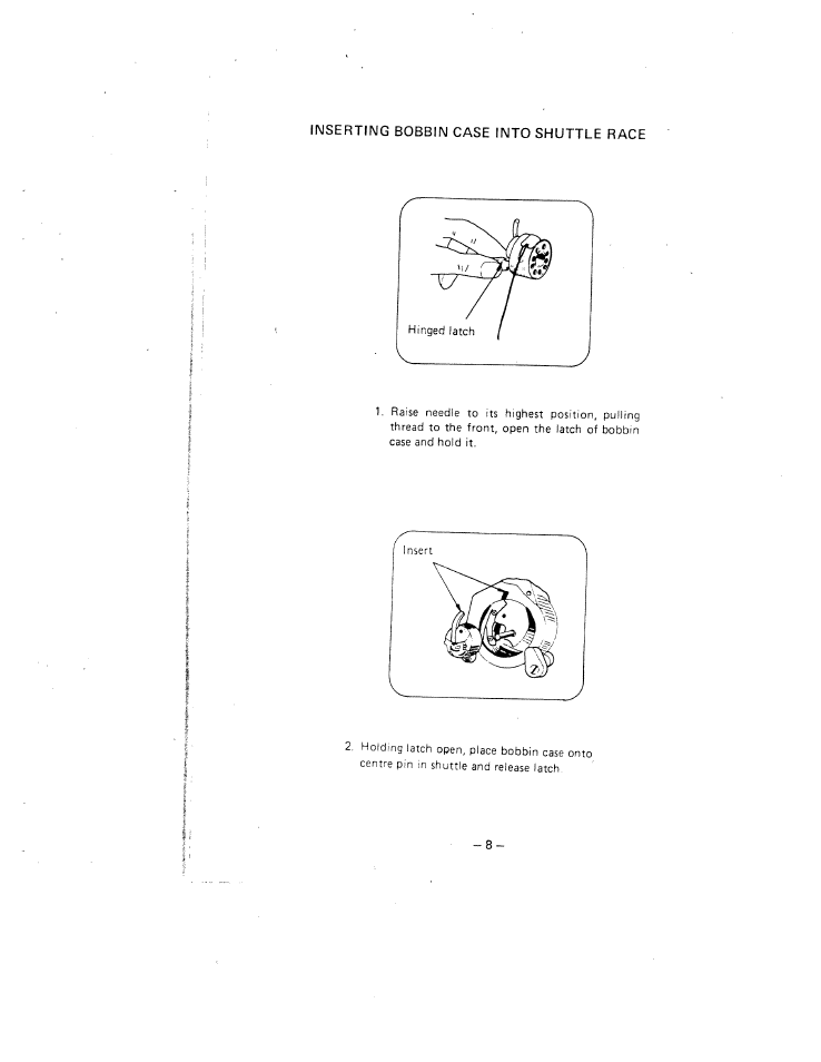 SINGER W1630 User Manual | Page 11 / 33
