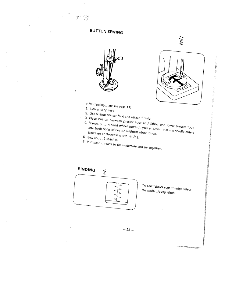 SINGER W1630 User Manual | Page 26 / 33