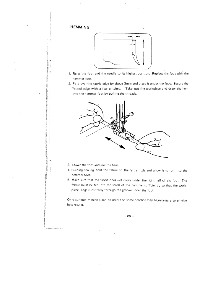 SINGER W1630 User Manual | Page 29 / 33
