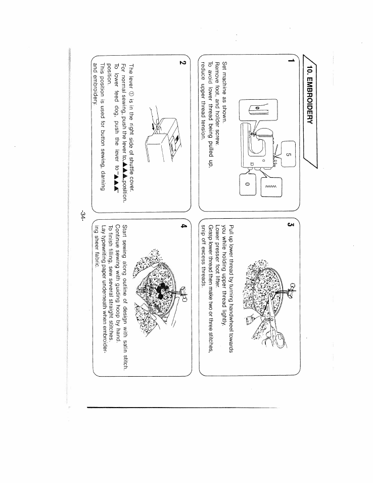 Embroidery | SINGER W1624 User Manual | Page 38 / 44