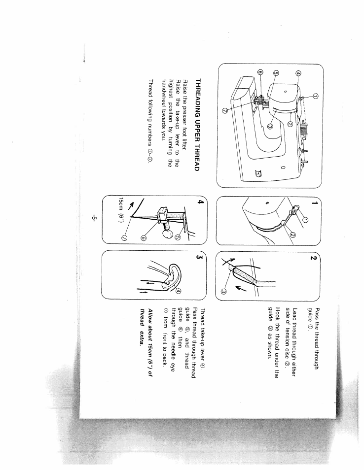 SINGER W1624 User Manual | Page 9 / 44