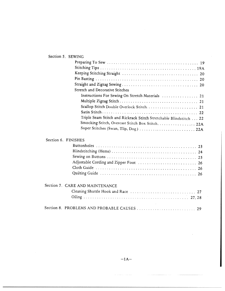 SINGER W1640 User Manual | Page 3 / 34