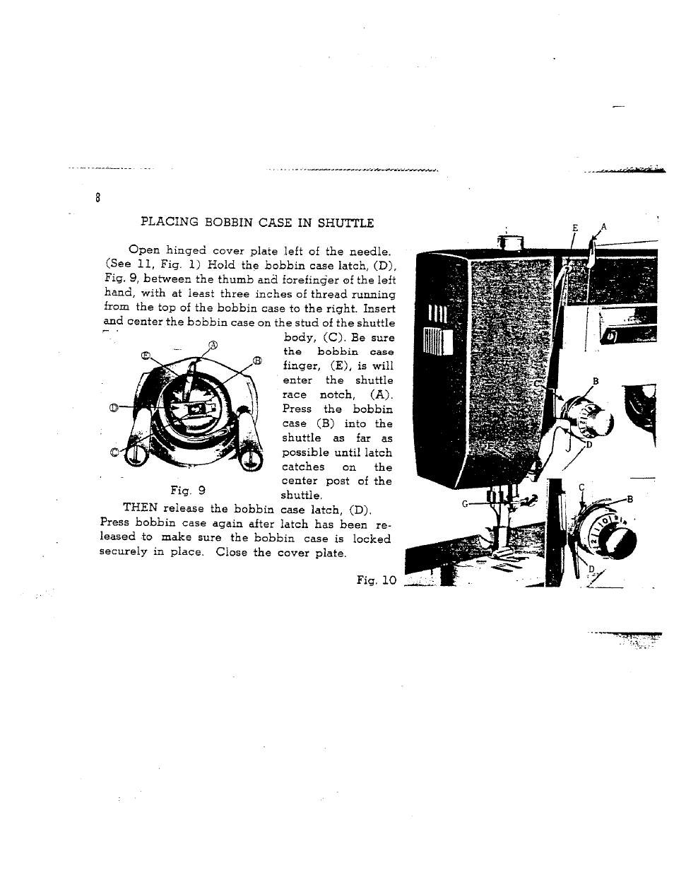 SINGER W165 User Manual | Page 9 / 40