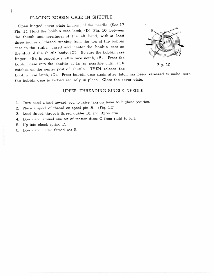 SINGER W1665 User Manual | Page 10 / 55