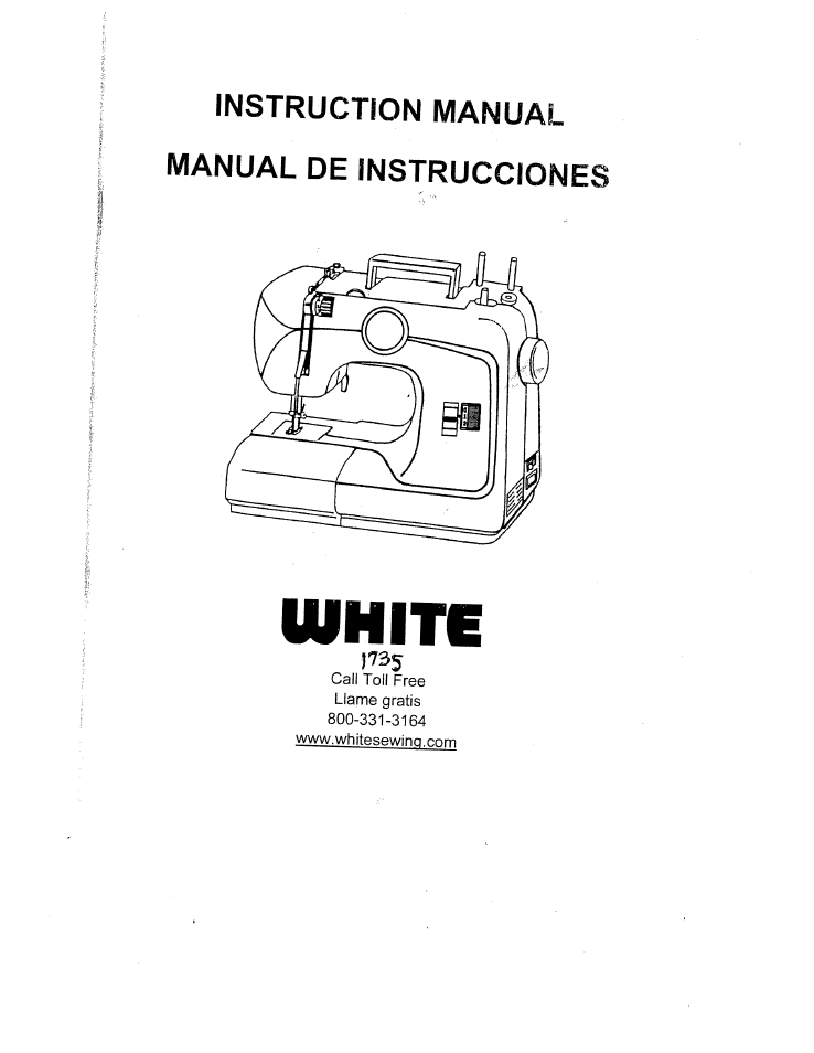 SINGER W1735 User Manual | 36 pages