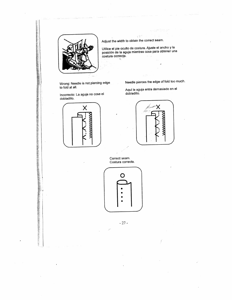 SINGER W1735 User Manual | Page 27 / 36