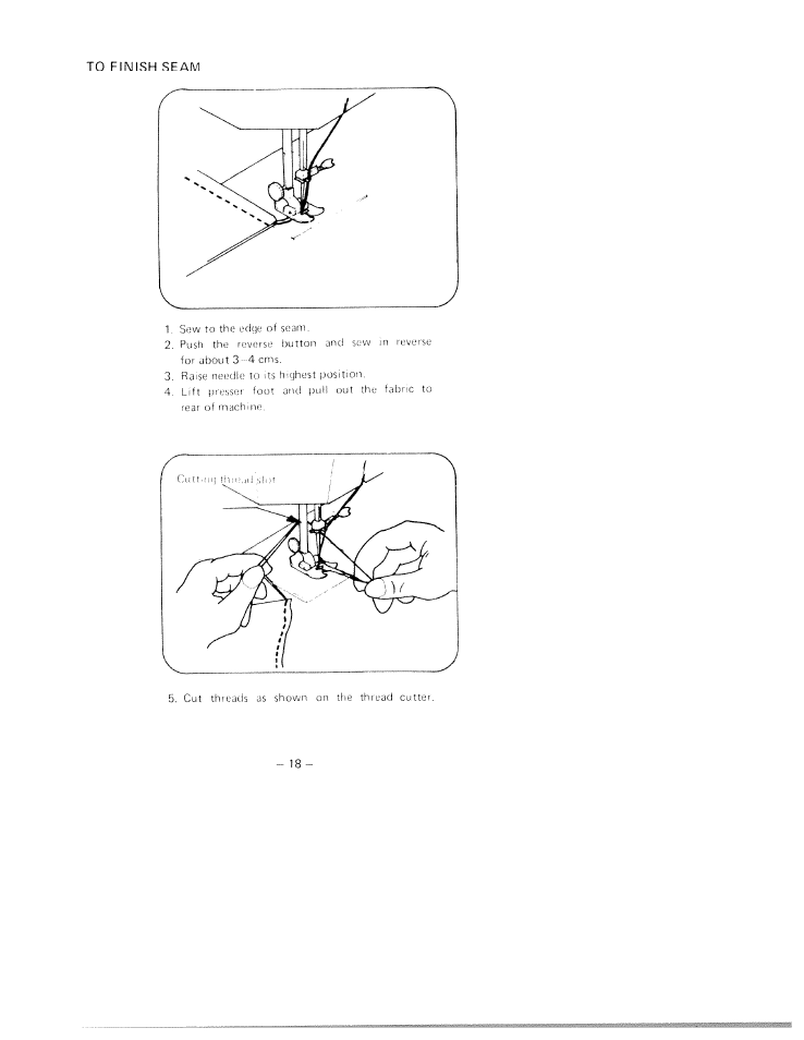 SINGER W1750 User Manual | Page 21 / 31