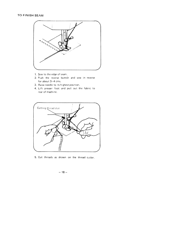 SINGER W1755 User Manual | Page 23 / 34