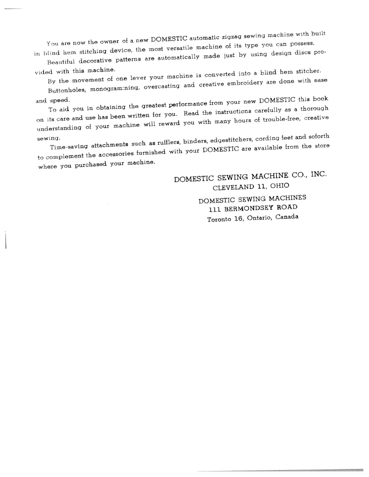 SINGER W1762 User Manual | Page 2 / 39