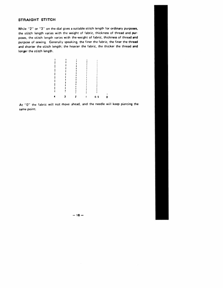 Straight stitch | SINGER W1766 User Manual | Page 21 / 33