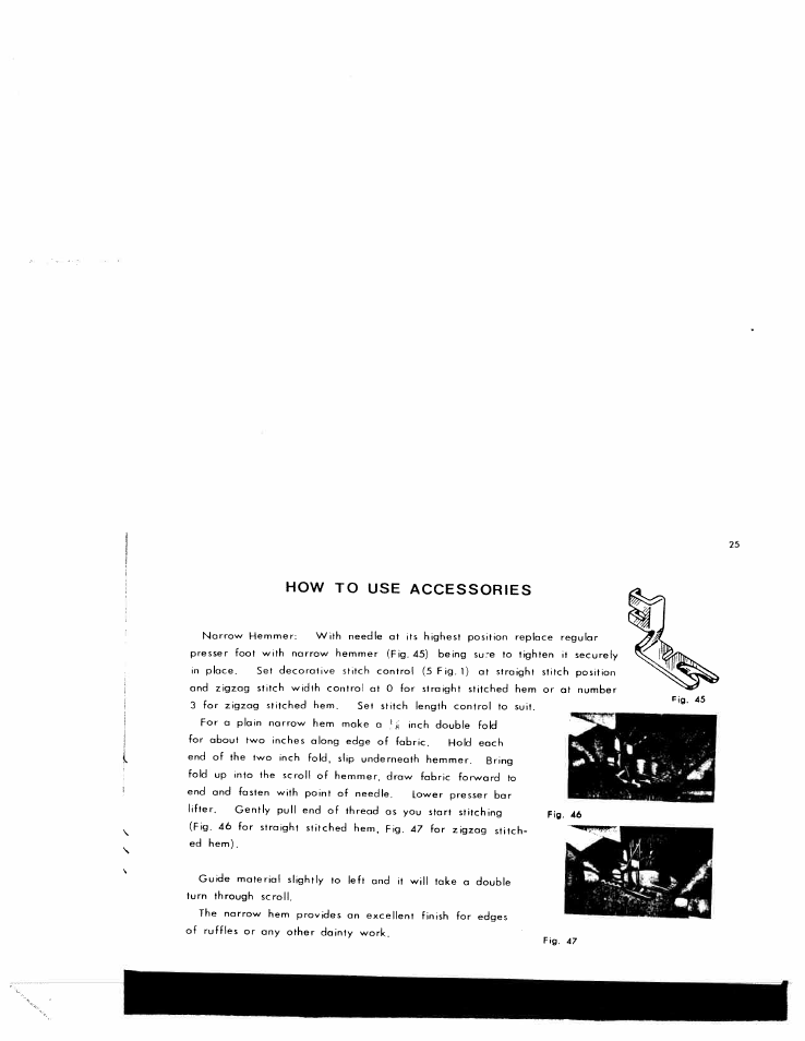 How to use accessories | SINGER W1776 User Manual | Page 26 / 50