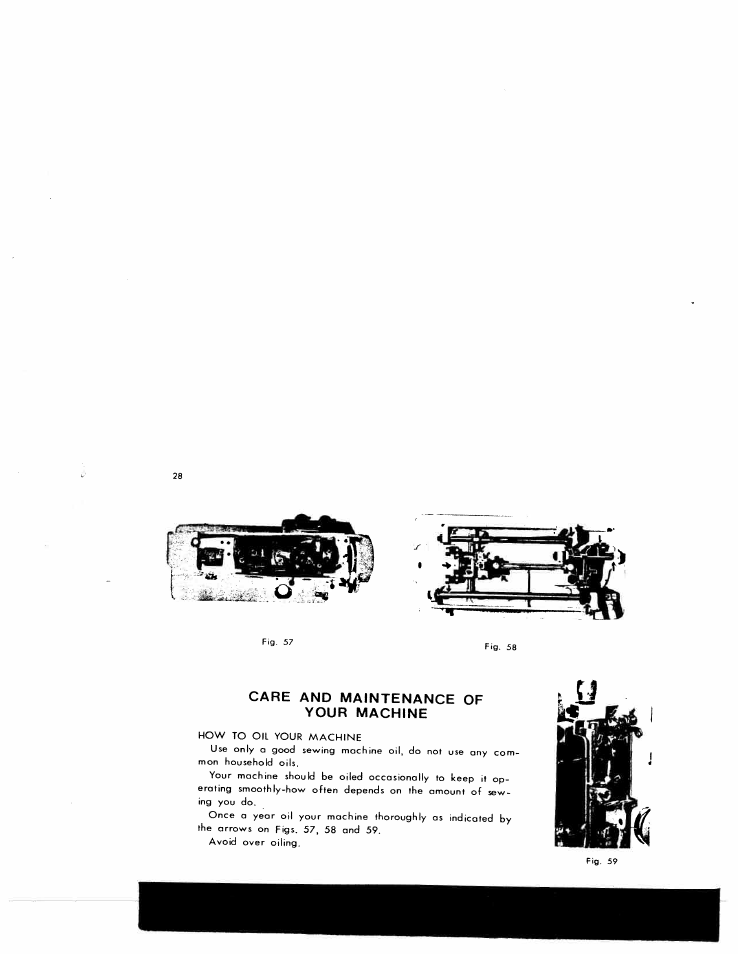 Care and maintenance of your machine | SINGER W1776 User Manual | Page 29 / 50