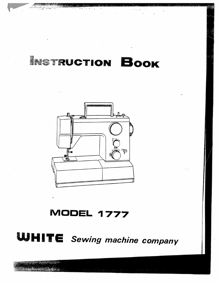 SINGER W1777 User Manual | 50 pages