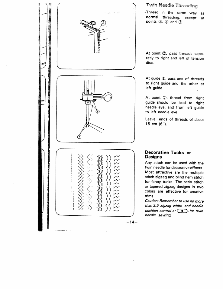 Decorative tucks or designs | SINGER W1777 User Manual | Page 16 / 50