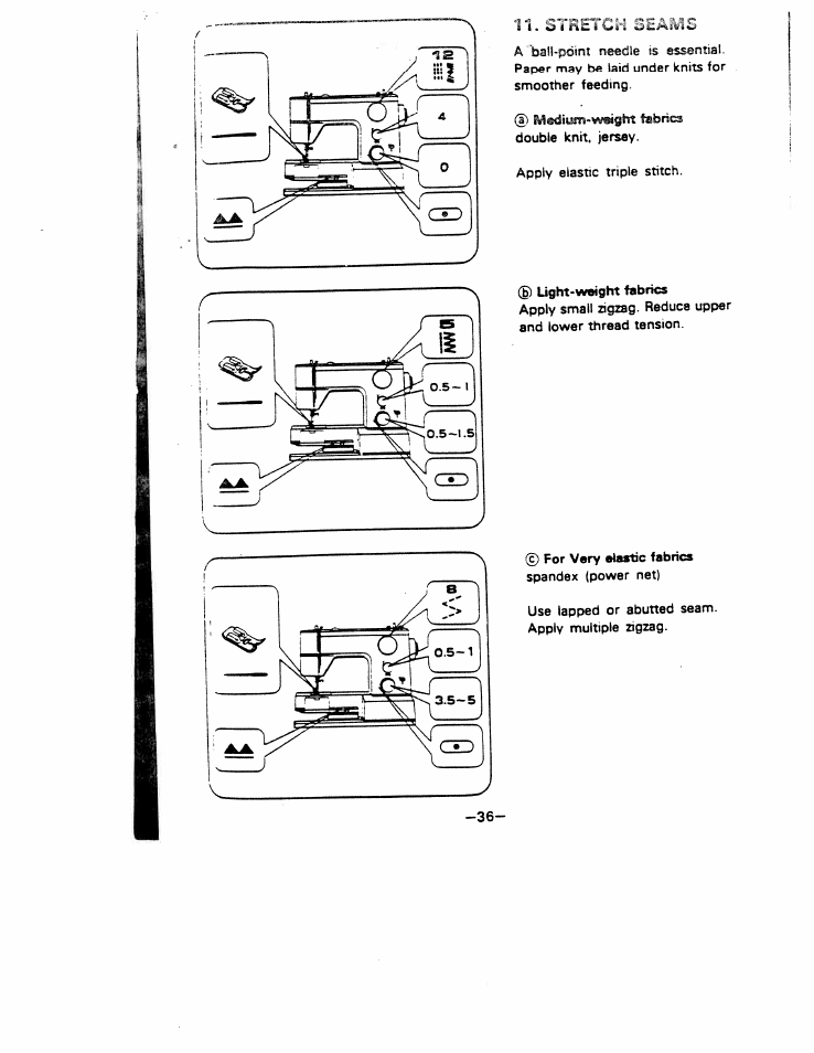 Steetch seams | SINGER W1777 User Manual | Page 38 / 50