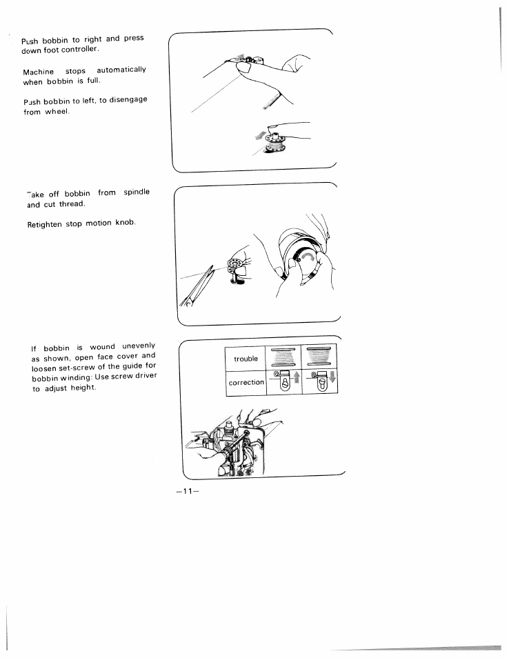 SINGER W1805 User Manual | Page 16 / 48