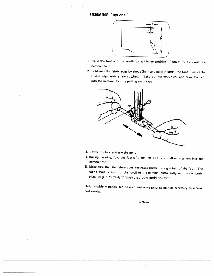 SINGER W1855 User Manual | Page 28 / 32