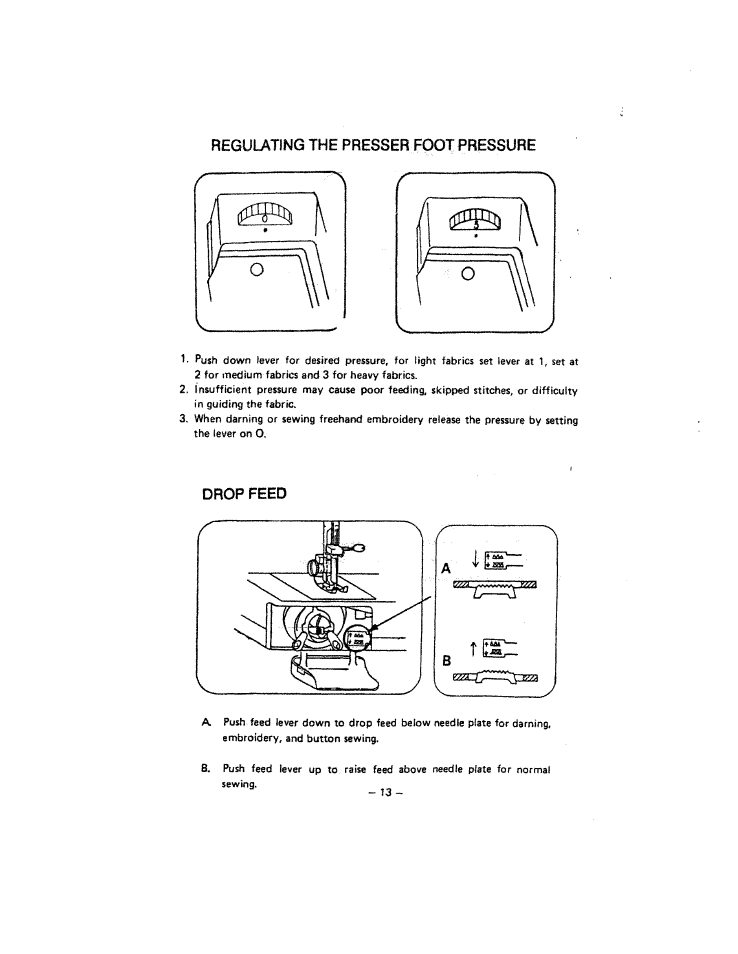 SINGER W213 User Manual | Page 17 / 30