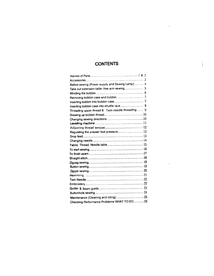 SINGER W213 User Manual | Page 4 / 30