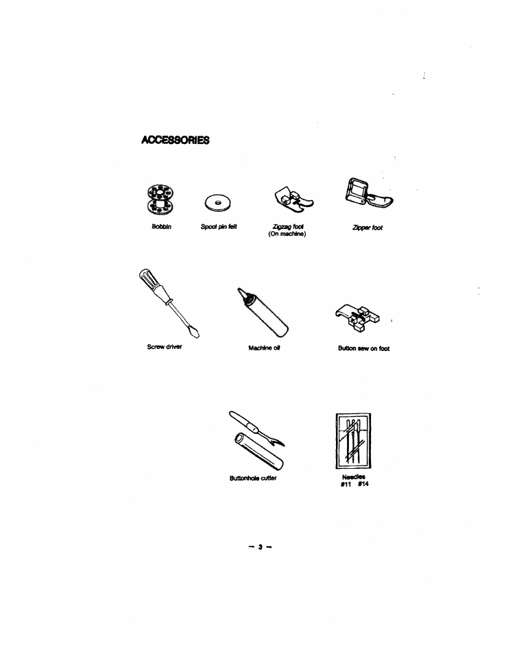 SINGER W213 User Manual | Page 7 / 30
