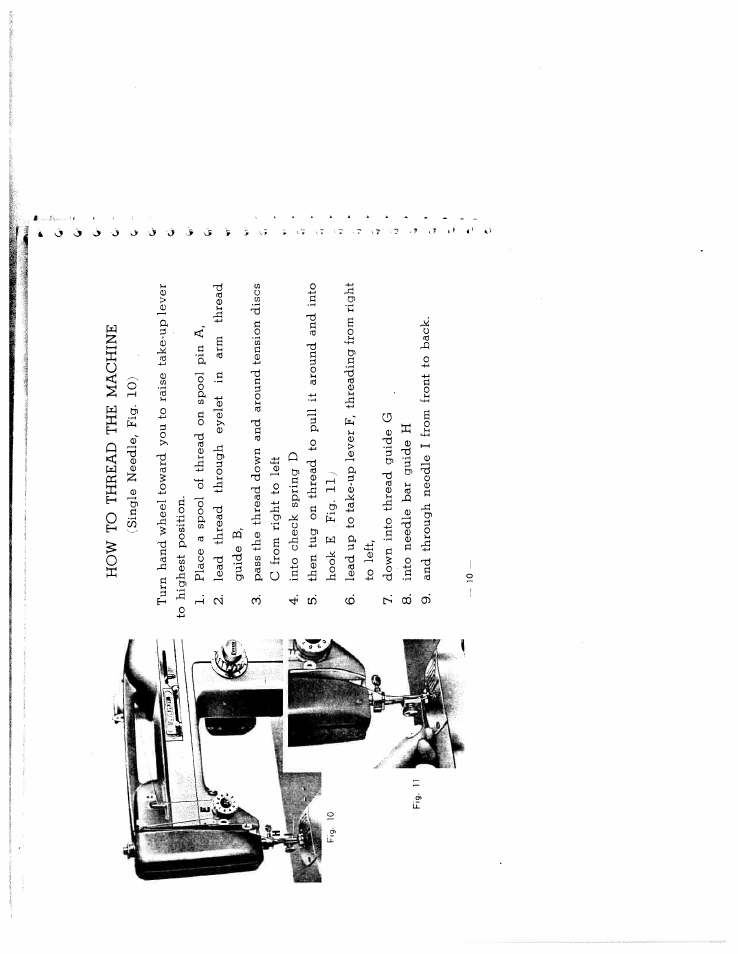 How to thread the machine | SINGER W2134 User Manual | Page 6 / 31