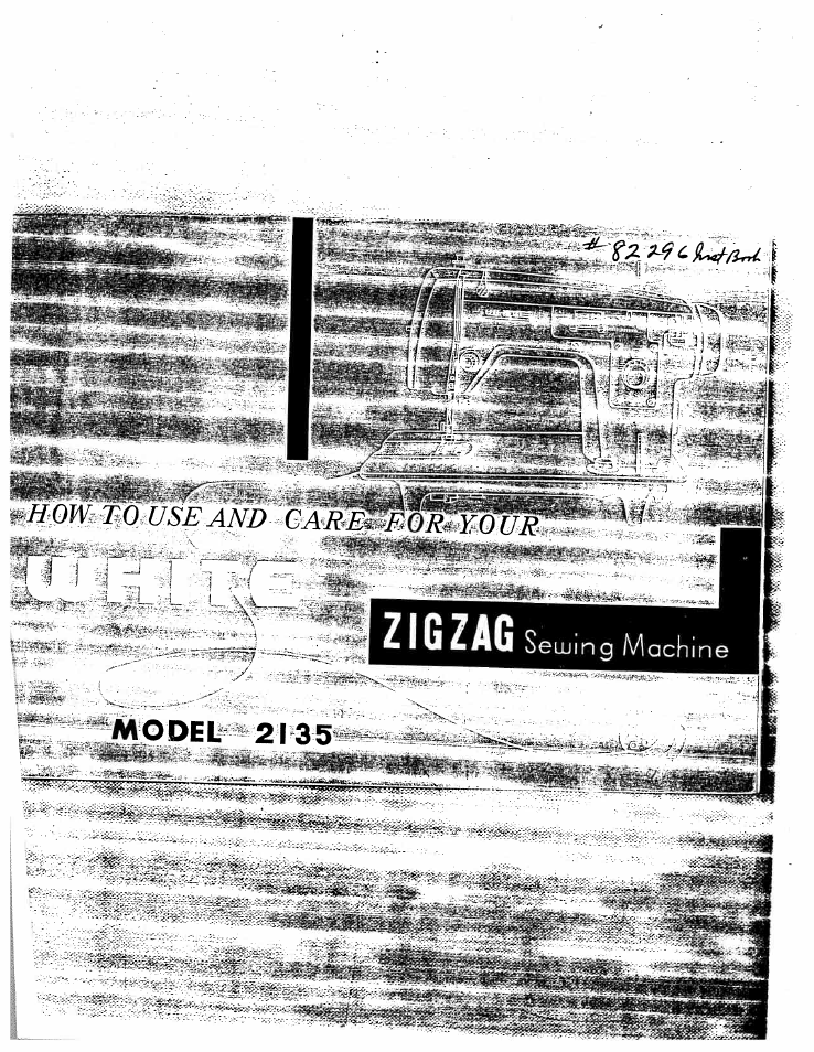 SINGER W2135 User Manual | 28 pages