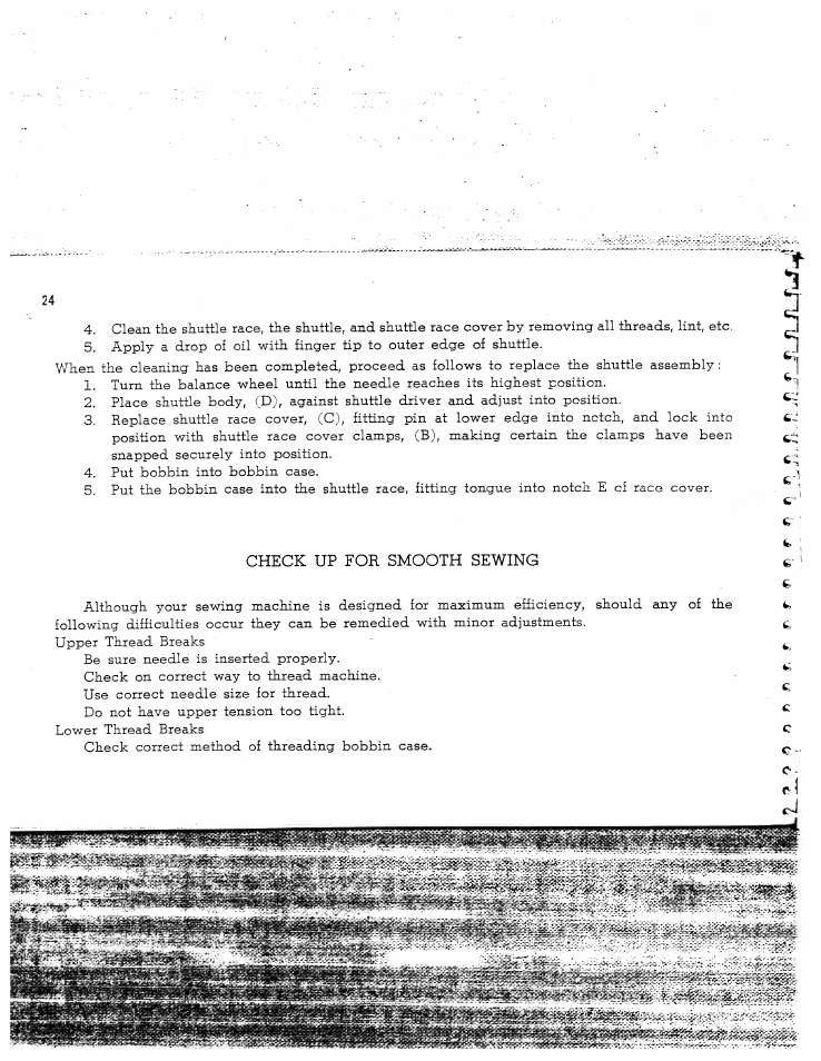Check up for smooth sewing | SINGER W2135 User Manual | Page 26 / 28