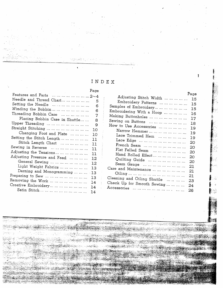 SINGER W2135 User Manual | Page 3 / 28