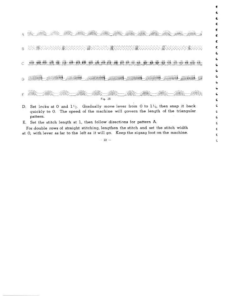 SINGER W2137 User Manual | Page 24 / 38