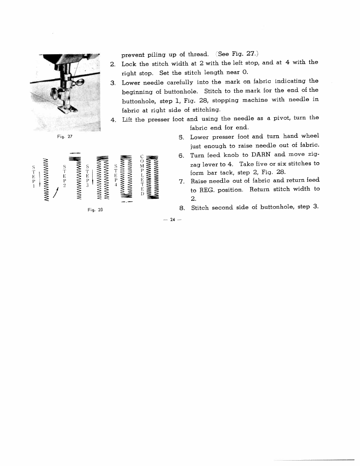SINGER W2137 User Manual | Page 26 / 38