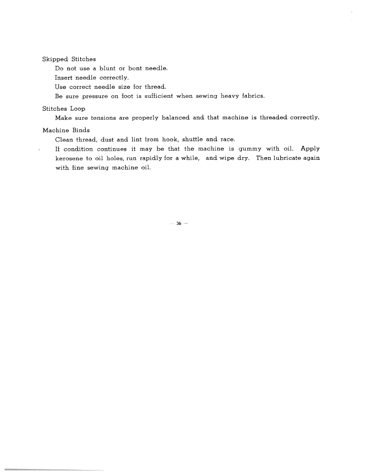 SINGER W2137 User Manual | Page 38 / 38