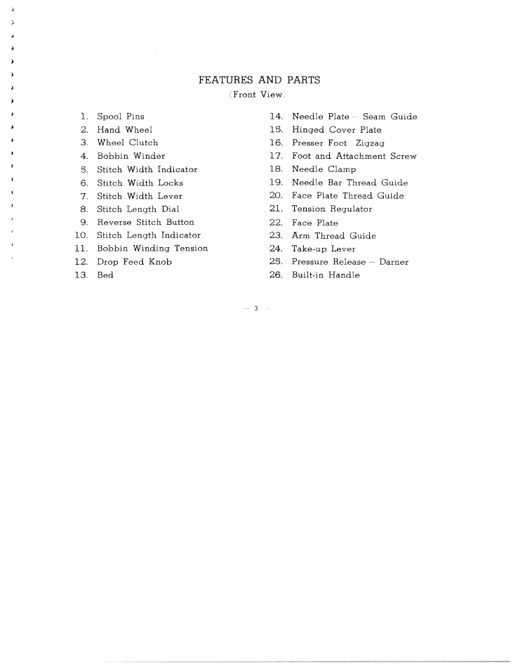 SINGER W2137 User Manual | Page 5 / 38