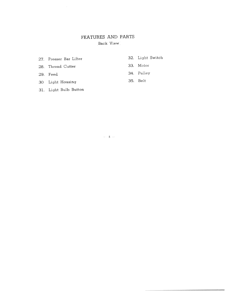 SINGER W2137 User Manual | Page 7 / 38