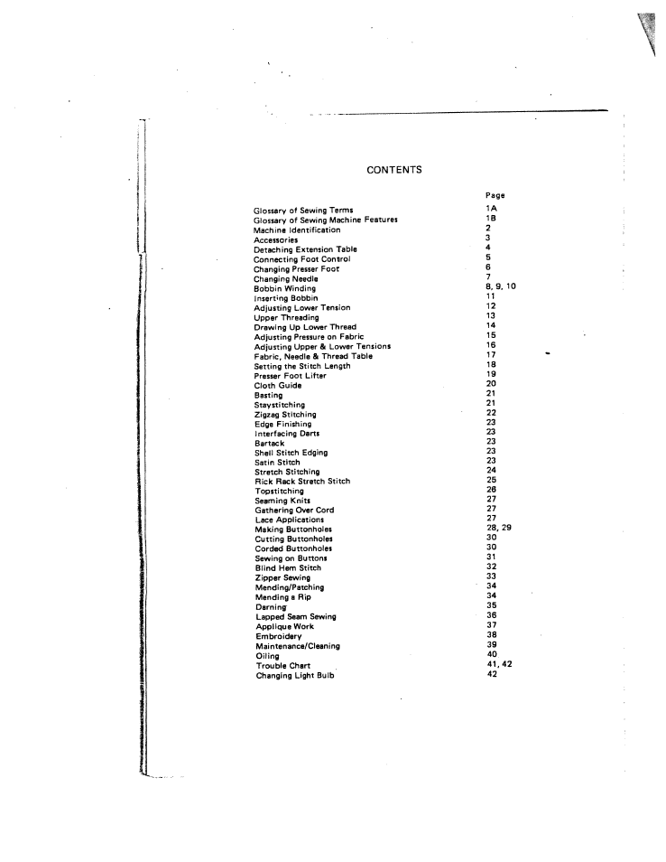 SINGER W221N User Manual | Page 2 / 45