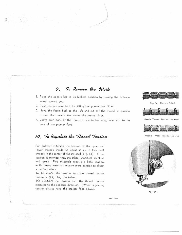 Flemme, ike q4joàk, Fo, a (lecfddjxue ike *7knead *7etfdia*i | SINGER W3051 User Manual | Page 12 / 28