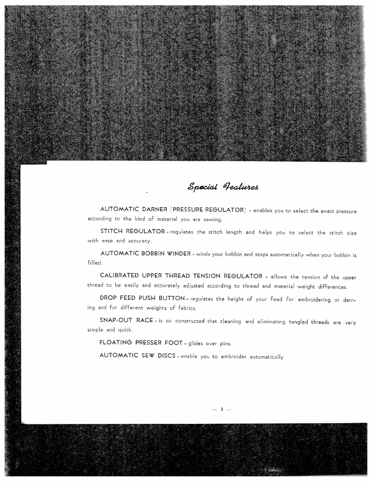 Iira | SINGER W3051 User Manual | Page 4 / 28
