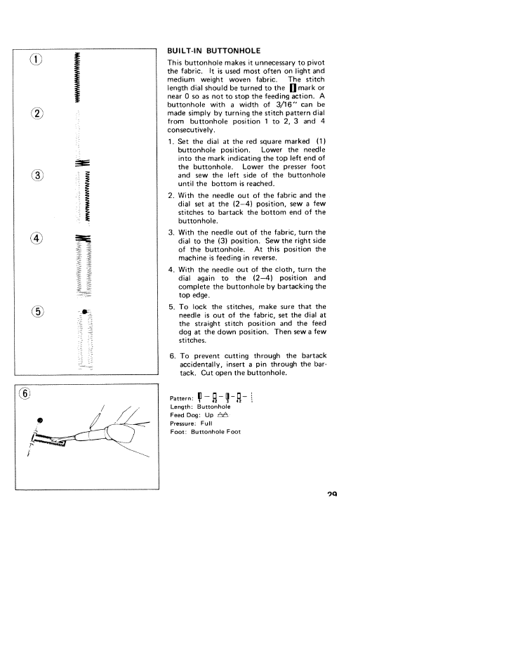 SINGER W310 User Manual | Page 31 / 39