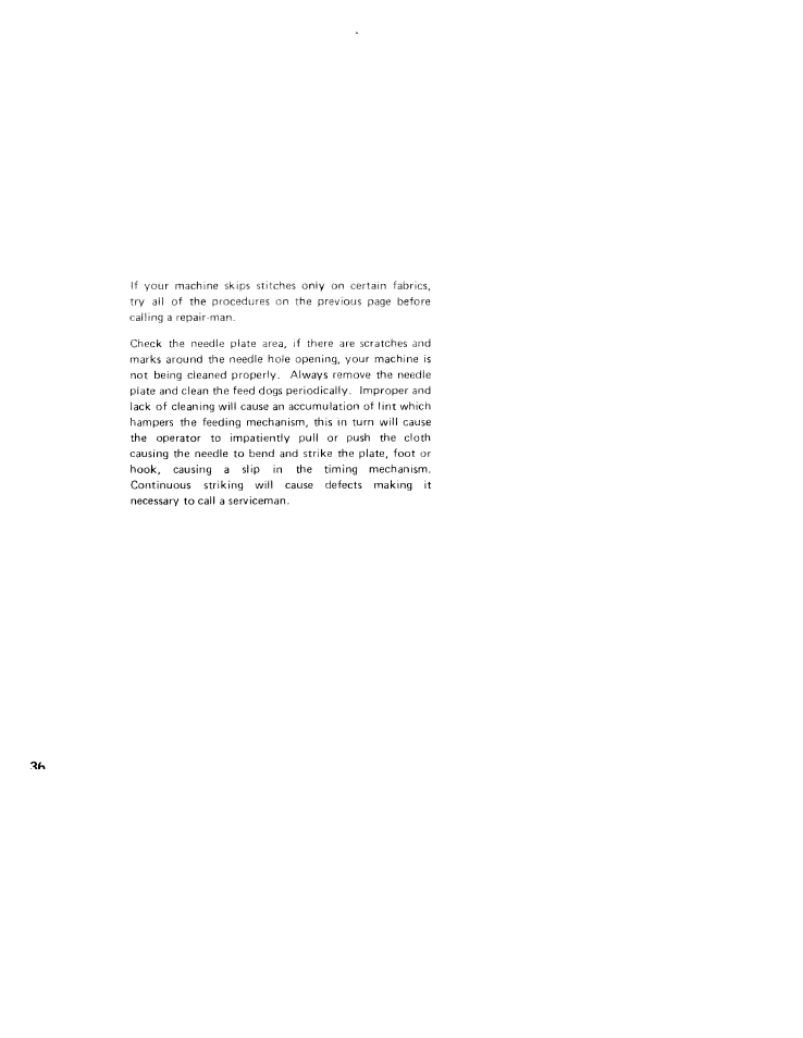 SINGER W310 User Manual | Page 38 / 39
