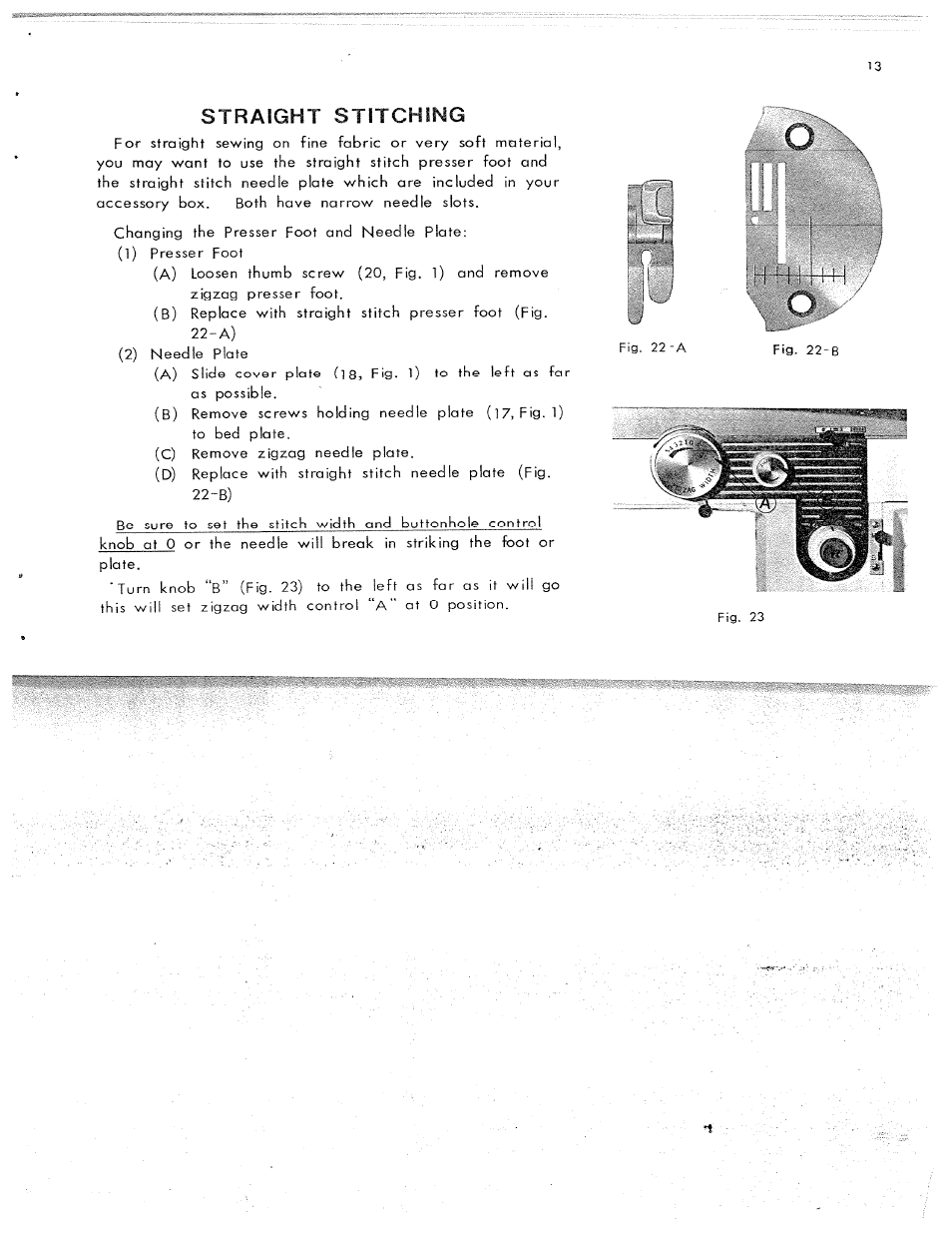 Straight stitching | SINGER W311 User Manual | Page 14 / 50
