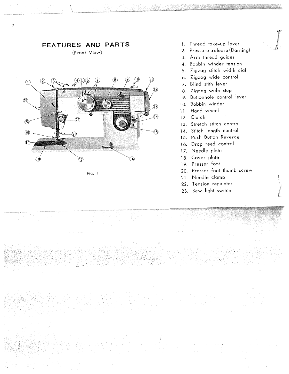 SINGER W311 User Manual | Page 3 / 50