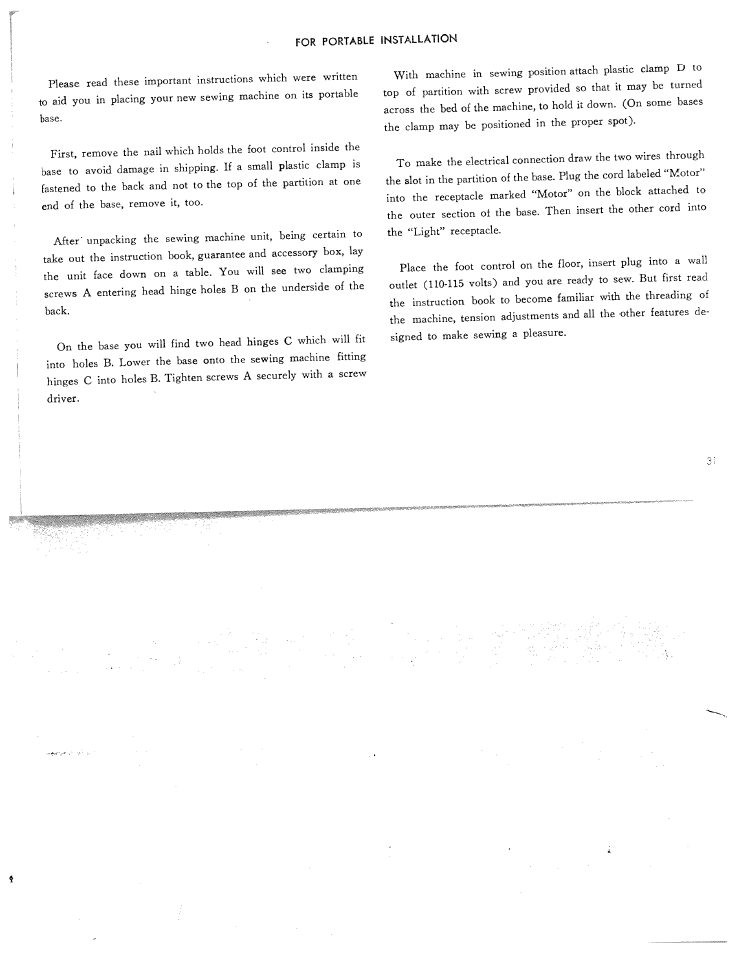 SINGER W311 BBS User Manual | Page 33 / 50